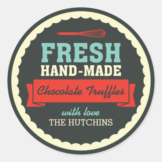  handgemaakte cadeau labels (Voorkant)