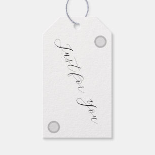 Handgemaakte cadeaukaart – Voor jou & Dank je wel Cadeaulabel