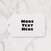Handgemaakte Cadeaulabels (Achterkant (horizontaal))