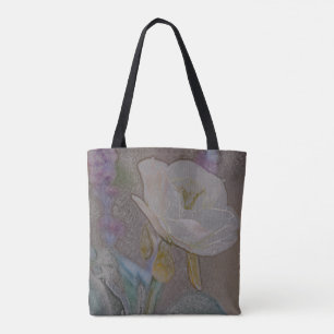 Handgemaakte Canvas tas met blokjes - Vloerkunst