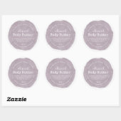Handgemaakte carrosserieboter Organic Business Paa Ronde Sticker (Vel)