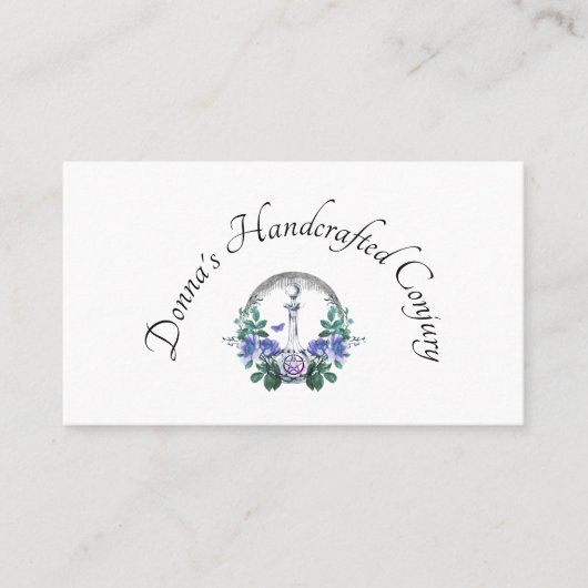 Handgemaakte Conjury Potion fles Visitekaartje (Voorkant)