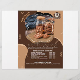 Handgemaakte cookies Menu Promotie Flyer
