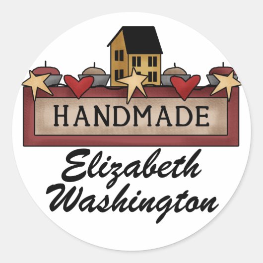 Handgemaakte / Crafter Sticker van SRF (Voorkant)