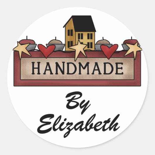 Handgemaakte / Crafter Sticker van SRF (Voorkant)