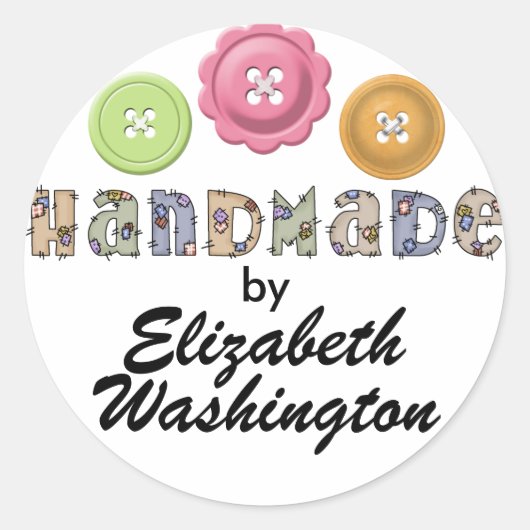 Handgemaakte / Crafter Sticker van SRF (Voorkant)