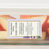 Handgemaakte Cream Ingrediënt Waterdicht Product L Labels (Aangebracht)