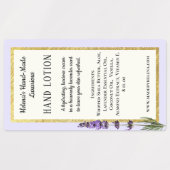 Handgemaakte Cream Ingrediënt Waterdicht Product L Labels (Design 2)