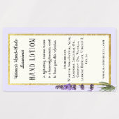 Handgemaakte Cream Ingrediënt Waterdicht Product L Labels (Design 1)