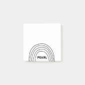 Handgemaakte Curve-lijnen aangepast aan het aangep Post-it® Notes (Voorkant)