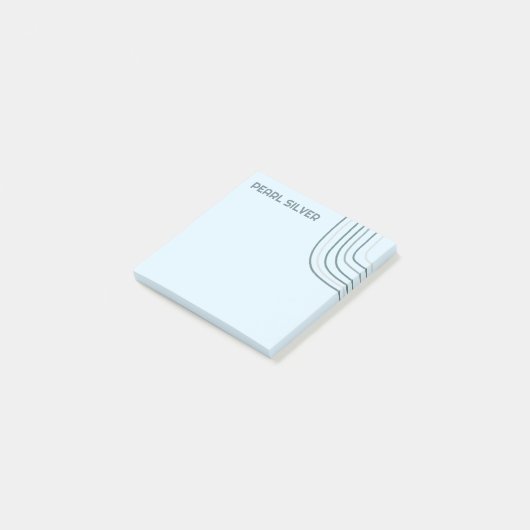 Handgemaakte Curve-lijnen aangepast aan het aangep Post-it® Notes (Schuin)