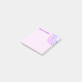 Handgemaakte Curve-lijnen aangepast aan het aangep Post-it® Notes (Schuin)