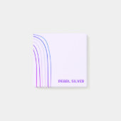 Handgemaakte Curve-lijnen aangepast aan het aangep Post-it® Notes (Voorkant)