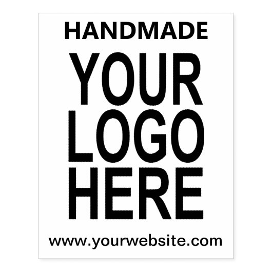 Handgemaakte Custom Business Logo Rubberstempel (Afrduk)