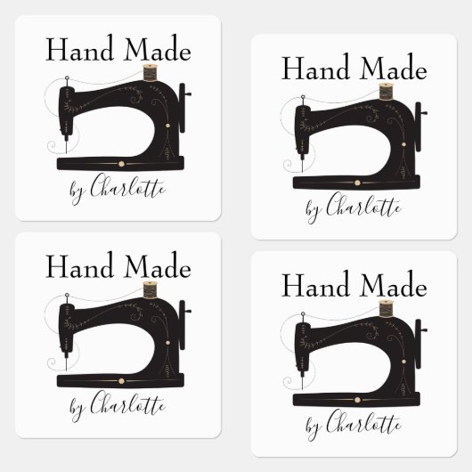 Handgemaakte dressmakers gepersonaliseerd labels (Groep)