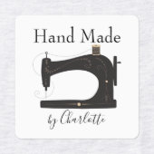 Handgemaakte dressmakers gepersonaliseerd labels (Design 1)