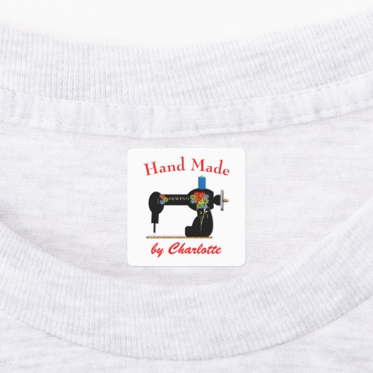 Handgemaakte Dressmakers Gepersonaliseerde Labels (Aangebracht)