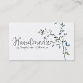Handgemaakte eenvoudige groen Visitekaartje (Voorkant)