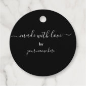 Handgemaakte Eenvoudige legante verpakking Bedankjes Labels (Voorkant)