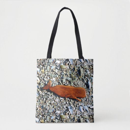 handgemaakte folkwalvis tote bag (Voorkant)