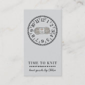 handgemaakte gebreide artikelen visitekaartje (Voorkant)