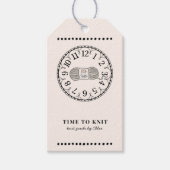 Handgemaakte gebreide goederen Prijs Label Cadeaulabel (Voorkant)