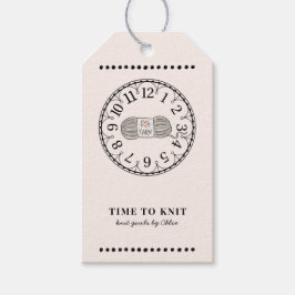 Handgemaakte gebreide goederen Prijs Label Cadeaulabel