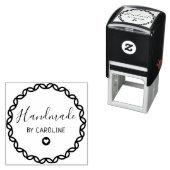 Handgemaakte geometrische krans  zelfinktende stempel (In situ)