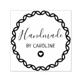 Handgemaakte geometrische krans  zelfinktende stempel (Design)