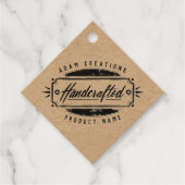 Handgemaakte gepersonaliseerde label hang Label (Voorkant)