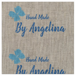 Handgemaakte gepersonaliseerde naaigelabels stof