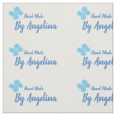 Handgemaakte gepersonaliseerde naaigelabels stof (Swatch)