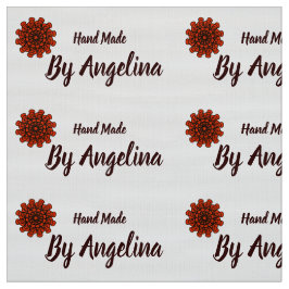 Handgemaakte gepersonaliseerde naaigelabels stof