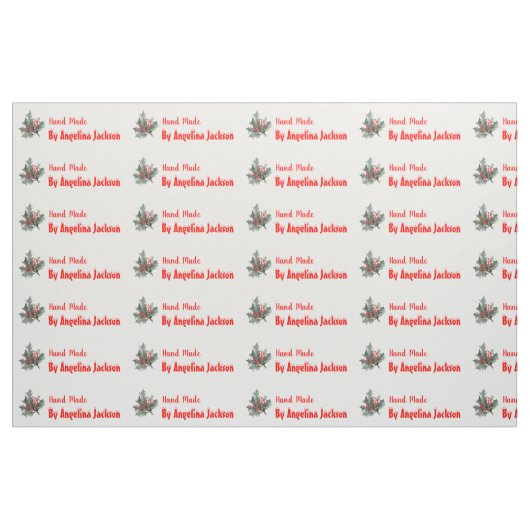 Handgemaakte gepersonaliseerde naaigelabels stof (Fat Quarter)