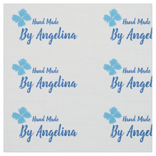 Handgemaakte gepersonaliseerde naaigelabels stof (Swatch)