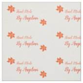 Handgemaakte gepersonaliseerde naaigelabels stof (Swatch)