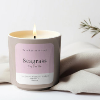 Handgemaakte gepersonaliseerde productinformatie vierkante sticker