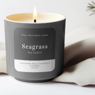 Handgemaakte gepersonaliseerde productinformatie vierkante sticker