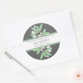 Handgemaakte Gift Label met Winter Bayberry (Envelop)