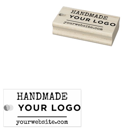 Handgemaakte Horizontale Website Zakelijke Logo Cu Rubberstempel (Gestempeld)