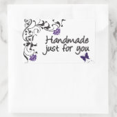 Handgemaakte Just for You Butterfly Sticker (Tas)