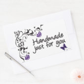 Handgemaakte Just for You Butterfly Sticker (Envelop)