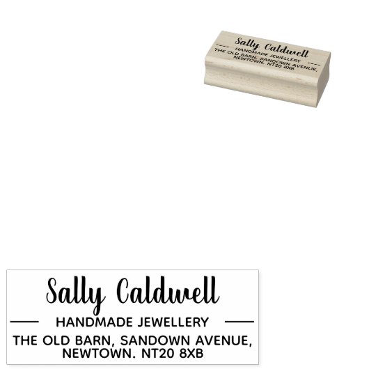 Handgemaakte juwelen of Crafting Stamp Rubberstempel (Gestempeld)