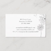 handgemaakte juwelen visitekaartje (Achterkant)