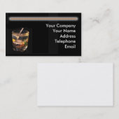 Handgemaakte kaarsmakerij visitekaartje (Voorkant / Achterkant)