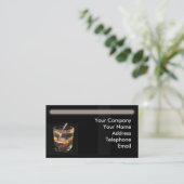 Handgemaakte kaarsmakerij visitekaartje (Staand voorkant)