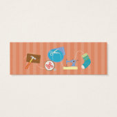 Handgemaakte Kaarten Mini Mini Visitekaartjes (Achterkant)