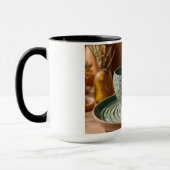 "Handgemaakte Keramische Mok Set" (Links)