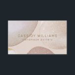 Handgemaakte keramische Potter Visitekaartje<br><div class="desc">Robuust,  abstract,  handgemaakt visitekaartje van pottenaardewerk van keramische keramiek met waterverf in oorrijke browns en kleikleuren. Moderne,  oorrijke bijtende.</div>