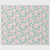 Handgemaakte kerstduif voor Peace Olive Branch Cadeaupapier (Vlak)